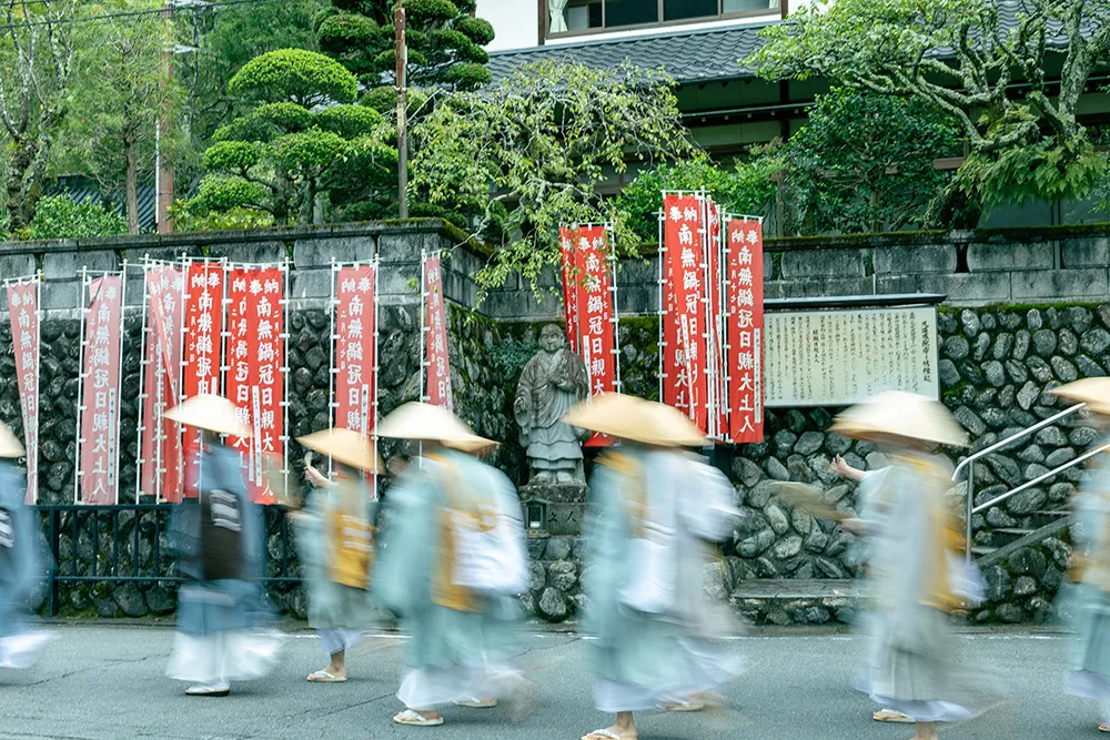 寺院での体験風景